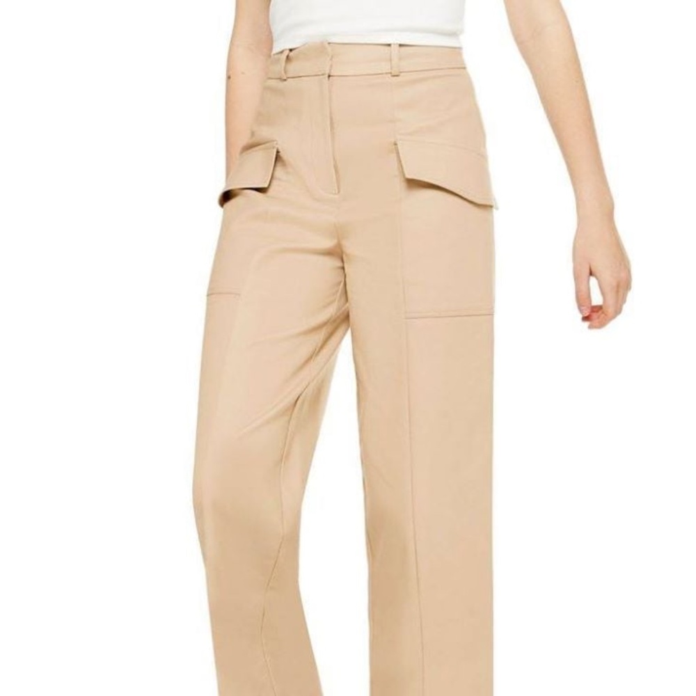 BRAND NEW women topshop cotton utility pants size US 4